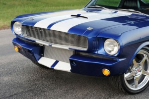 front grill of a Shelby mustang