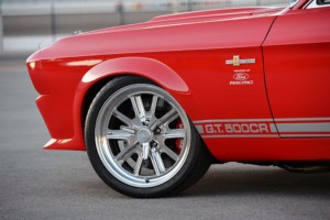1967 Shelby GT500CR red with silver stripes built by Classic Recreations with Shelby wheels
